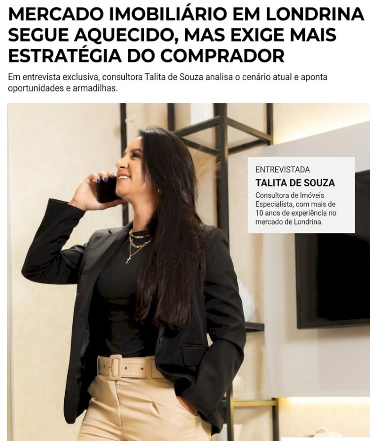 Mercado imobiliário em Londrina segue aquecido, mas exige mais estratégia do comprador